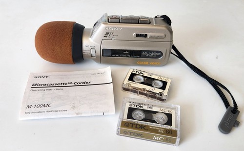 Sony mic micro 100mc - sony, m-100mc
