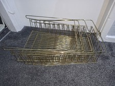 4x IKEA KALLAX Gold Metal Wire