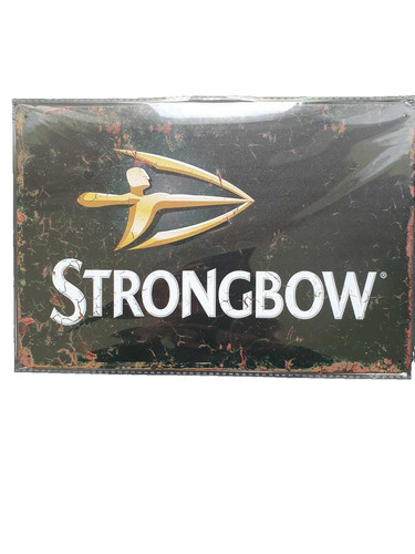 Strongbow metal sign plaque - sign,
