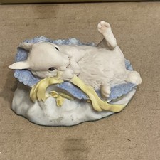 Aynsley MasterCraft Rabbit Bunny in Bag Hand Painted Figurine England 1981