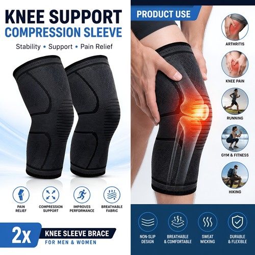 Knee support brace - 2x, –