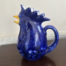 Blue Cockerel Jug