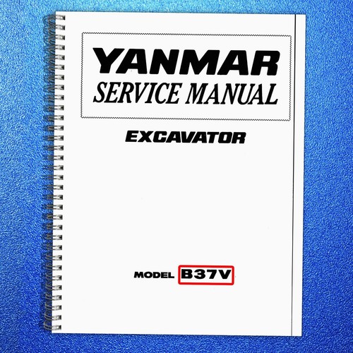 Yanmar b37v excavator service - b37v,