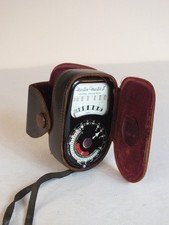 Weston Master II Universal Light Exposure Meter With Leather Case