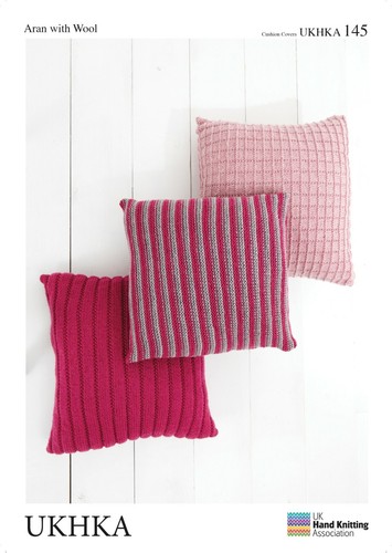Aran pattern cushion covers - pattern:,