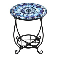 Outdoor Round Mosaic Iron