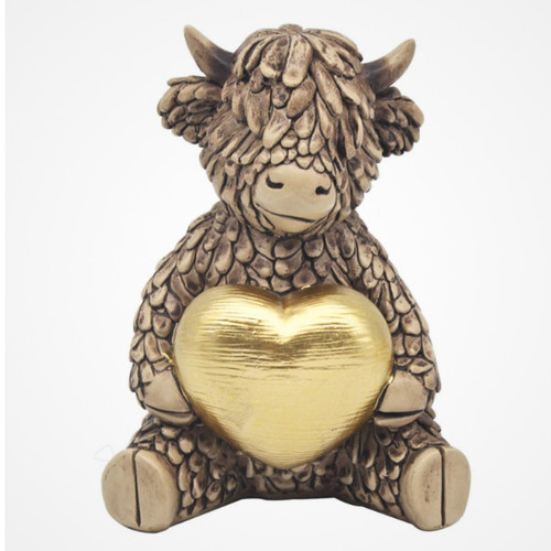 Hughie highland cow - hughie, with
