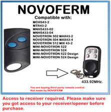 For NOVOFERM MCHS43-2 Remote