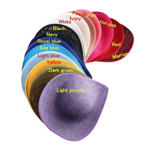 Teardrop sinamay hat - teardrop,