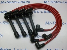 RED 8MM PERFORMANCE IGNITION LEADS FOR MICRA K12 K11 HATCH 1.0i 1.3i 1.4i 16V HT