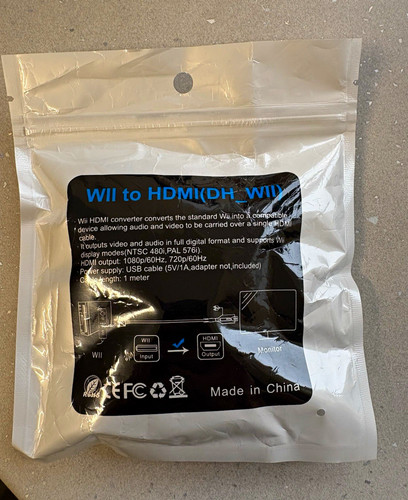 Wii2hdmi hdmi adapter - hdmi,