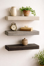 Chunky rustic floating - 2'',