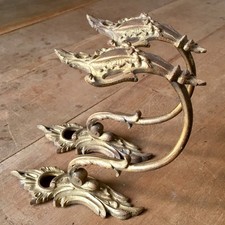 Pair Of Gilt Brass Curtain Tie