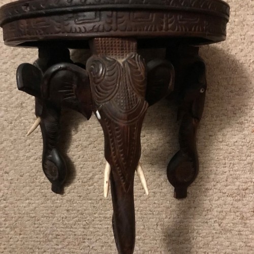 Vintage anglo indian carved - anglo-indian,