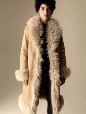 M&S Per Una Long Afghan Coat