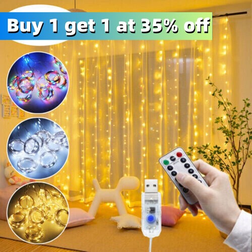 300led curtain fairy lights - fairy,