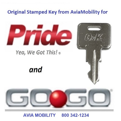 New mobility scooter key - new,