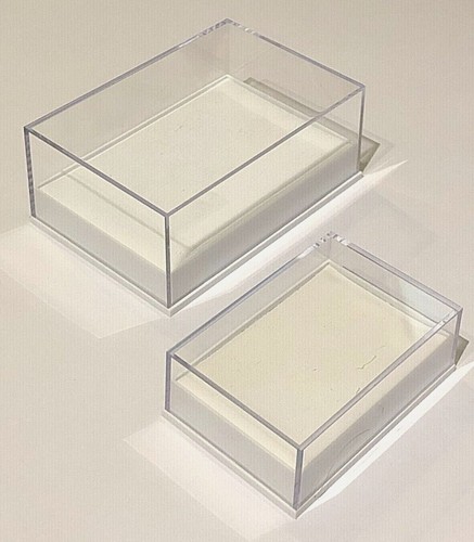 Clear jewellery boxes - jewellery, job