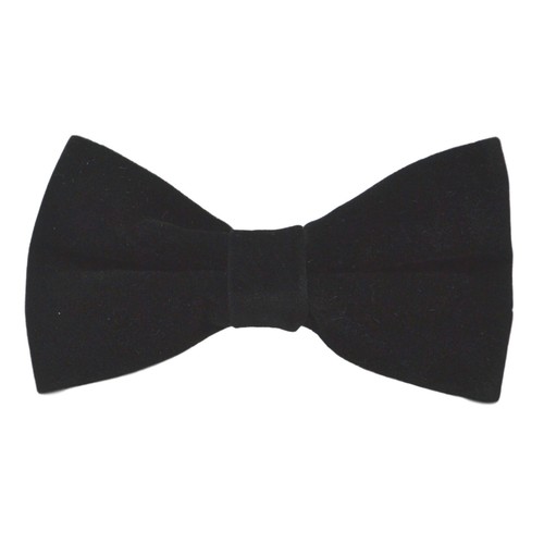 Boys black velvet - velvet, bow