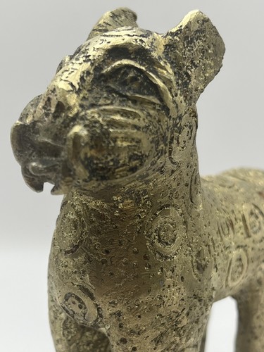 Benin style bronze leopard - benin-style,