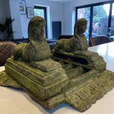 Antique cast iron egyptian - cast,