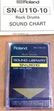 Roland SN-U110-10 Sound Effects Card for U-110 U-220