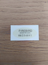 Gibson Firebird Label