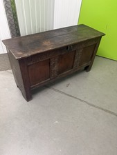 Antique 18th Century Oak Coffer