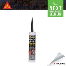Everbuild ROOF and GUTTER Sealant | Black | Waterproof | Bitumen Felt Adhesive