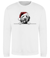 LABRADOODLE Christmas Dog Sweatshirt Adults Kids Dogs Jumper Xmas Sweater Gift