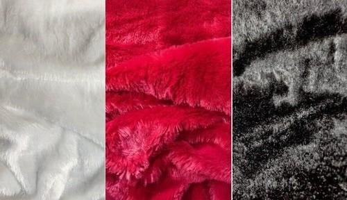 Soft plush faux fur minky - faux,