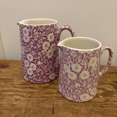Burleigh blossom calico jugs - calico,
