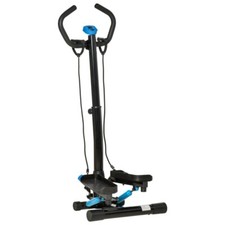 HOMCOM Adjustable Twist Stepper Step Machine For Home Gym Aerobic Workout, Blue