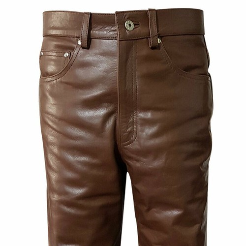 Men real cowhide brown - men's,