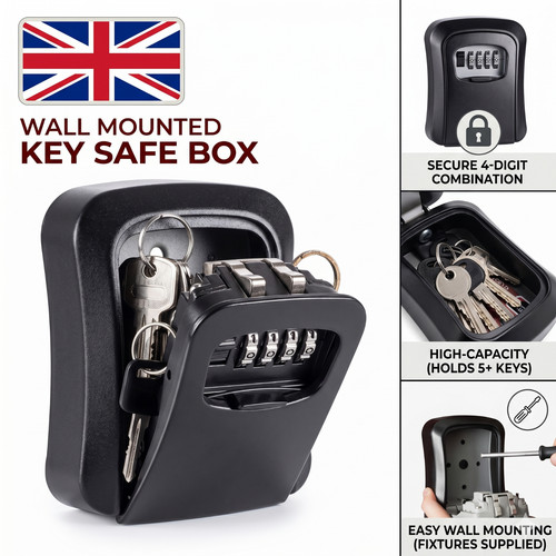 Waterproof key safe box - waterproof, wall