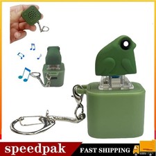 Halloween Rechargeable Frog Croaking Fidget Toy Key Button Fidget Keychain Gift