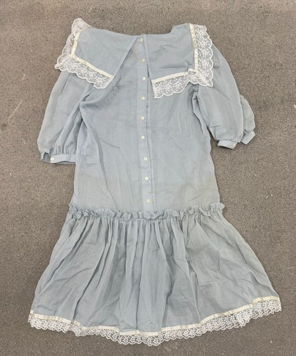 Vintage gunne sax dress - sax, blue