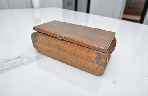Vintage wooden brick mould - wooden,