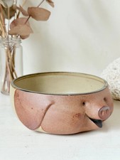 Vintage Chinese Pig Bowl in