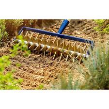 Cultivator Rotary Hand Soil Scarifier Cultivator Heavy Duty Gardening Farming