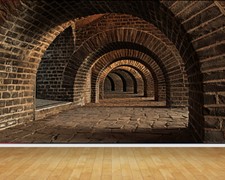 Brick Stone Walls Arch Archway