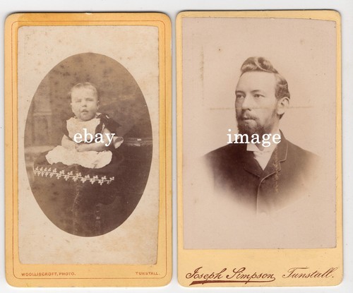 Two 19th century cdv - two,