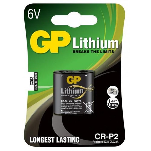 Batteries 1 p gp - gp, cr-p2