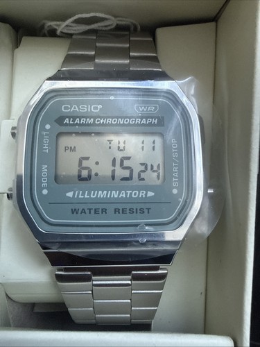 Casio a168wa 3ay stainless - a168wa-3ay,
