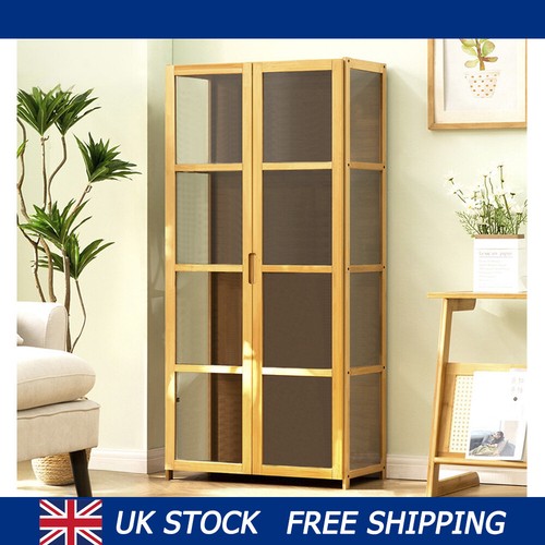 Tier bamboo curio display - curio,