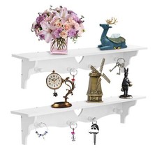 2Pcs Shabby Chic Wall Shelf