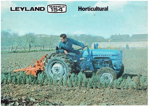 Leyland nuffield 154 tractor - nuffield,