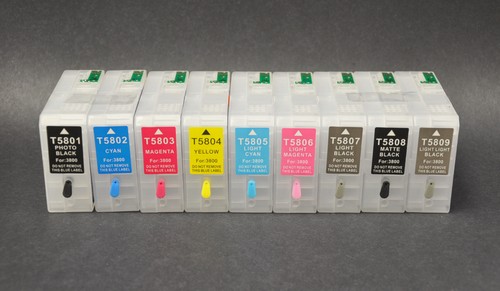 9x80ml refillable pigment - 9x80ml,