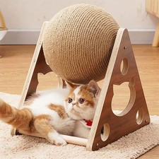 Cat Tree Scratching Post Tower Climbing Activity Centre Sisal Bed Toys Scratcher