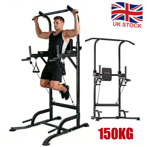 Power tower dip station pull - tower,